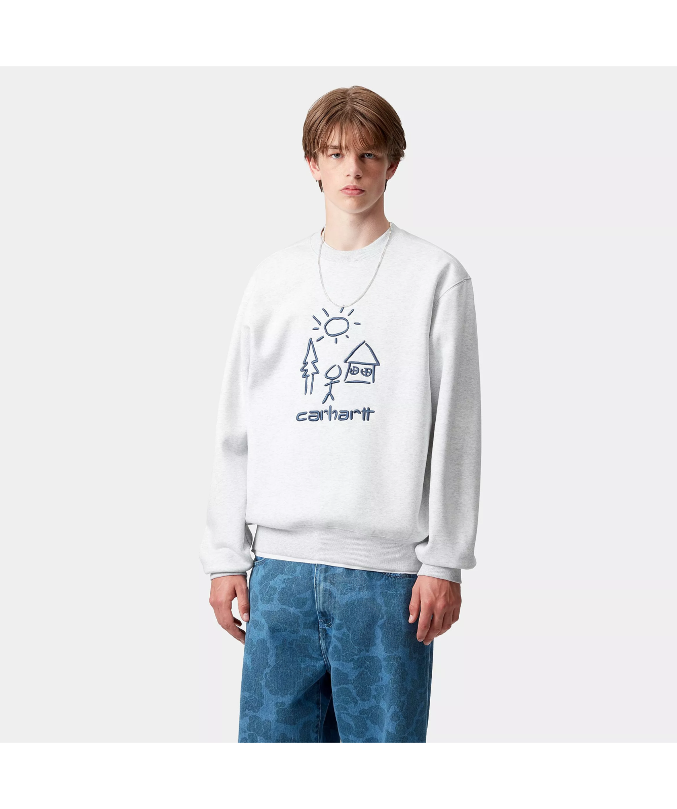Carhartt WIP Masterpiece Sweatshirt | Saguaro/Pink