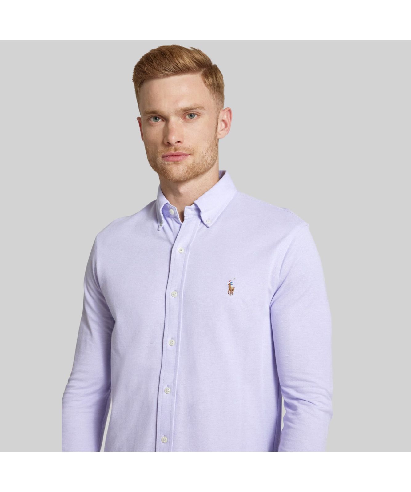 未使用☆POLO RALPH LAUREN　KNIT DRESS SHIRT Classic Fit Knit Dress Shirt