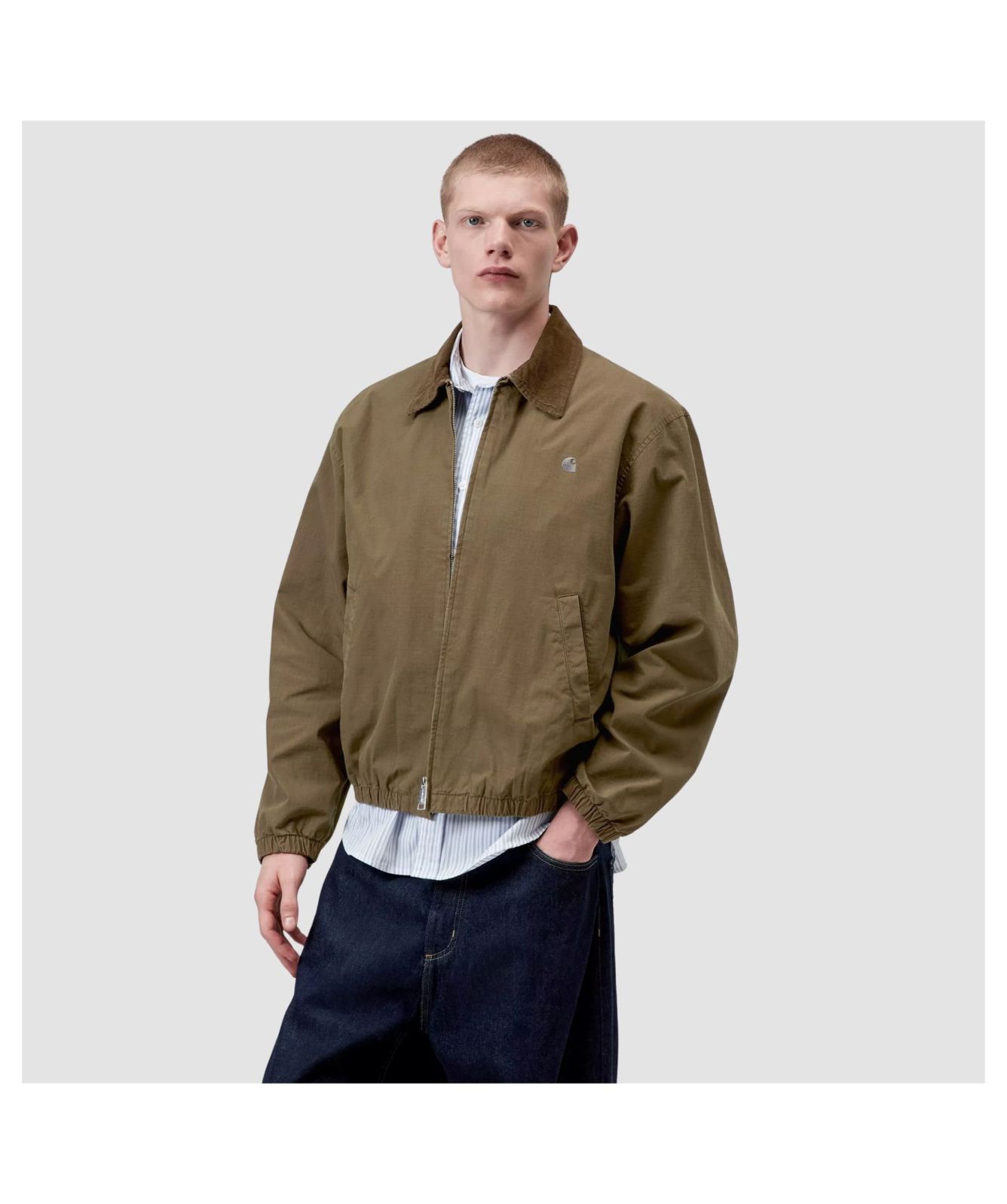 Men's Carhartt WIP Madison Ripstop Jacket - Dark Beech | Kular Fashion
