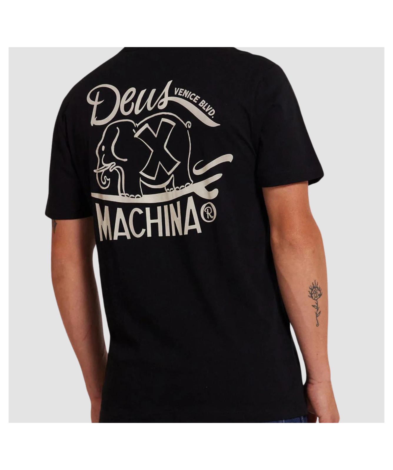 Deus Ex Machina Men's Hefferlump Tee | Black or Green - DMF241619A