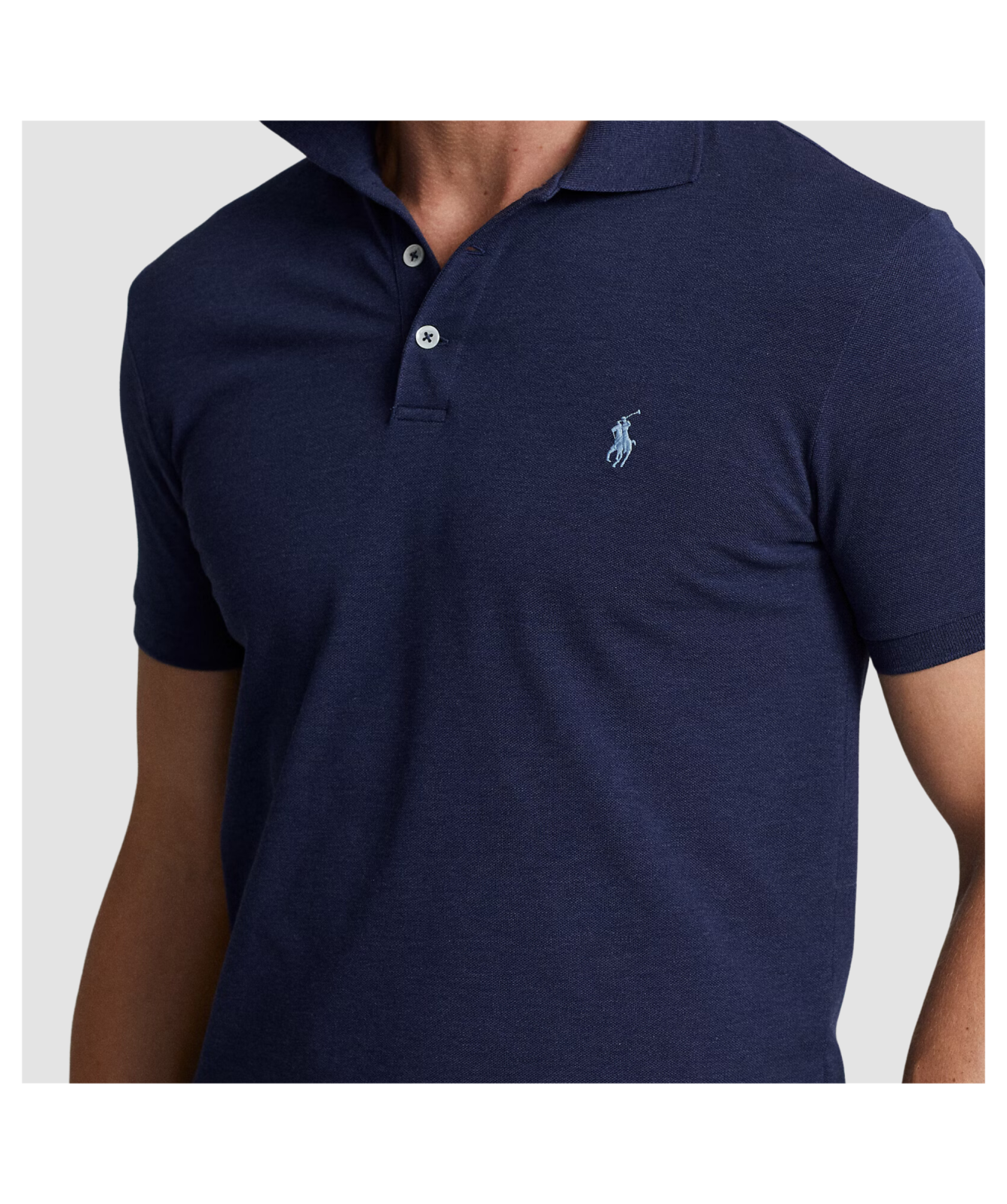 Polo Ralph Lauren Men's Slim Fit Stretch Mesh Polo Shirt | Navy