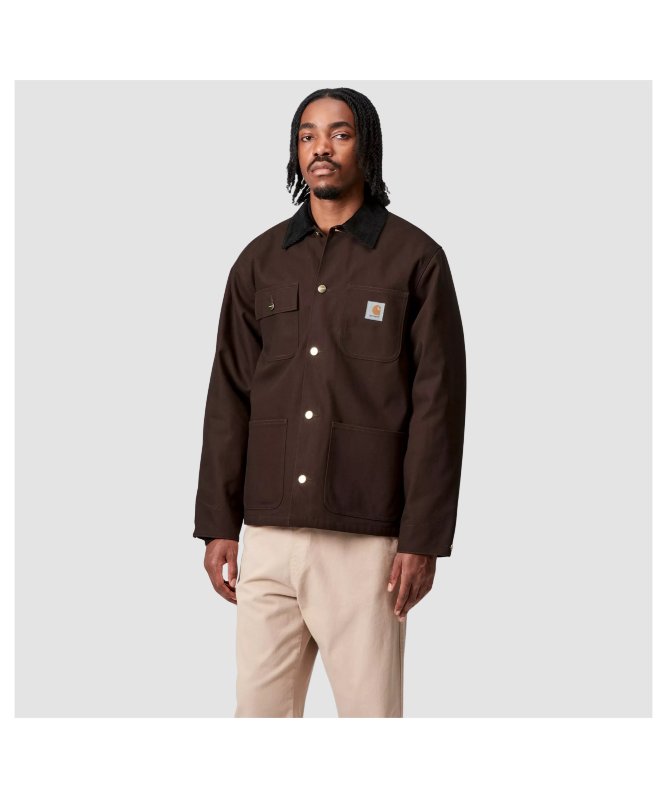 Carhartt WIP Michigan Coat (Winter) | Brown/Tobacco/Black
