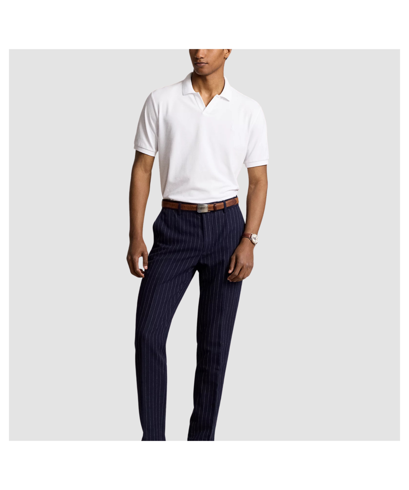 Ralph Lauren Men's Classic Fit Stretch Mesh Polo Shirt - Size L in White Ralph Lauren Men's Classic Fit Stretch Mesh Polo Shirt - Size L in White