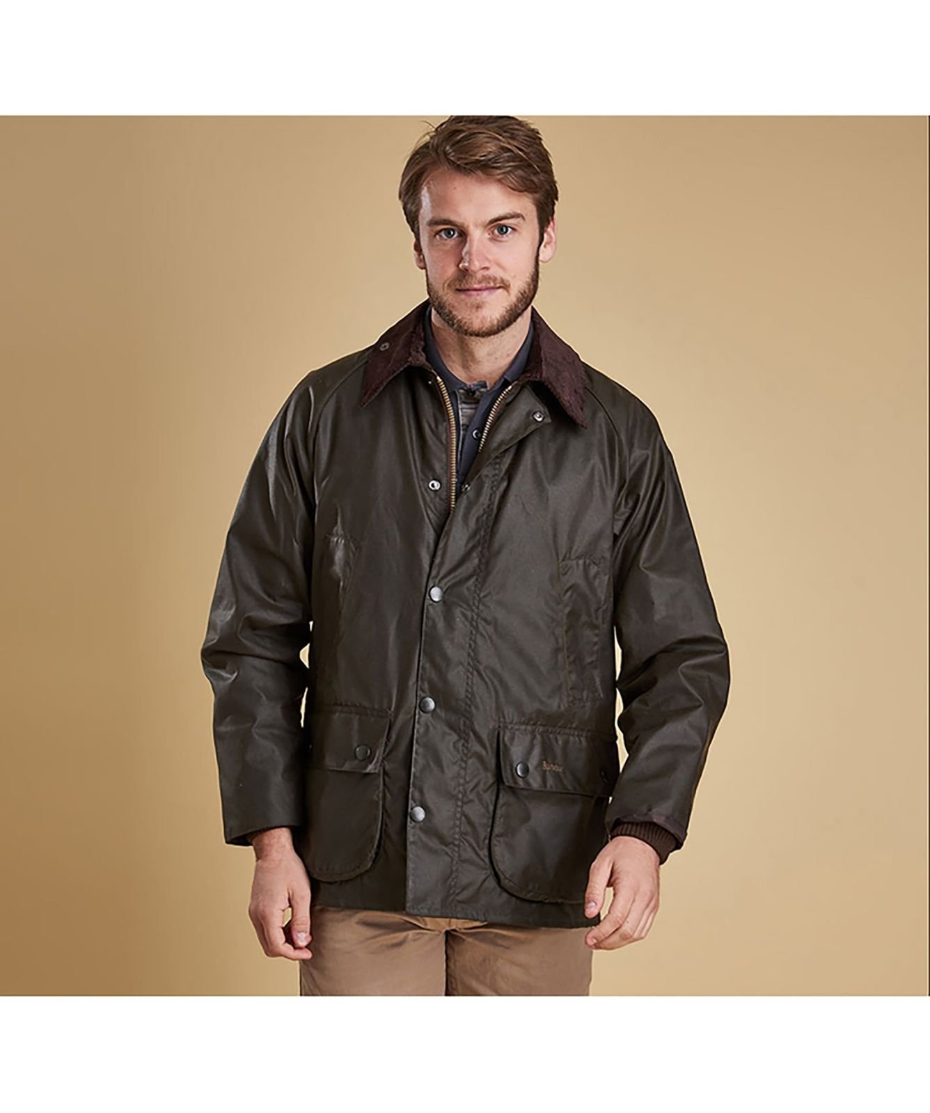 Barbour International Classic Bedale Wax Jacket | Olive