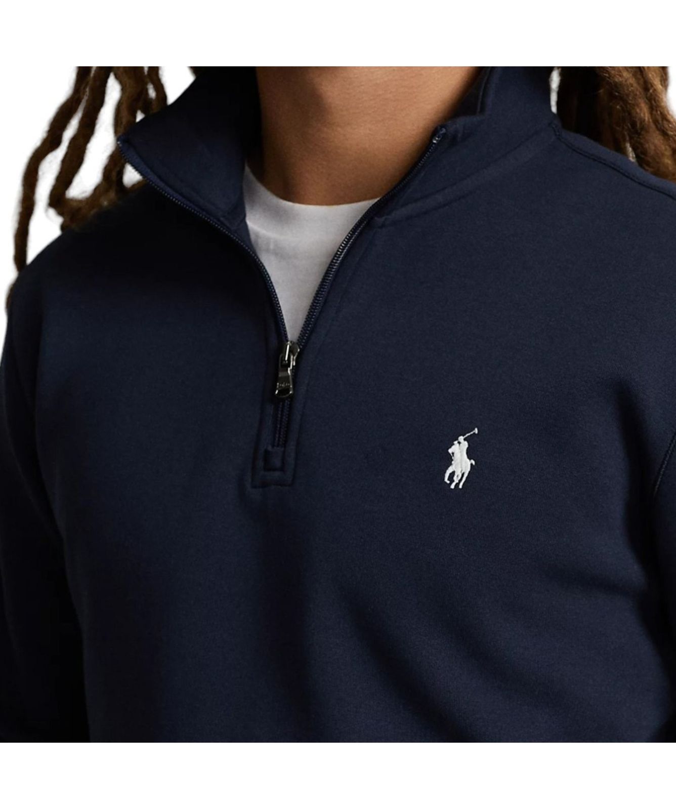 Polo ralph lauren ¼ Zip Men's Sweatshirt | Green-710922557007-Navy