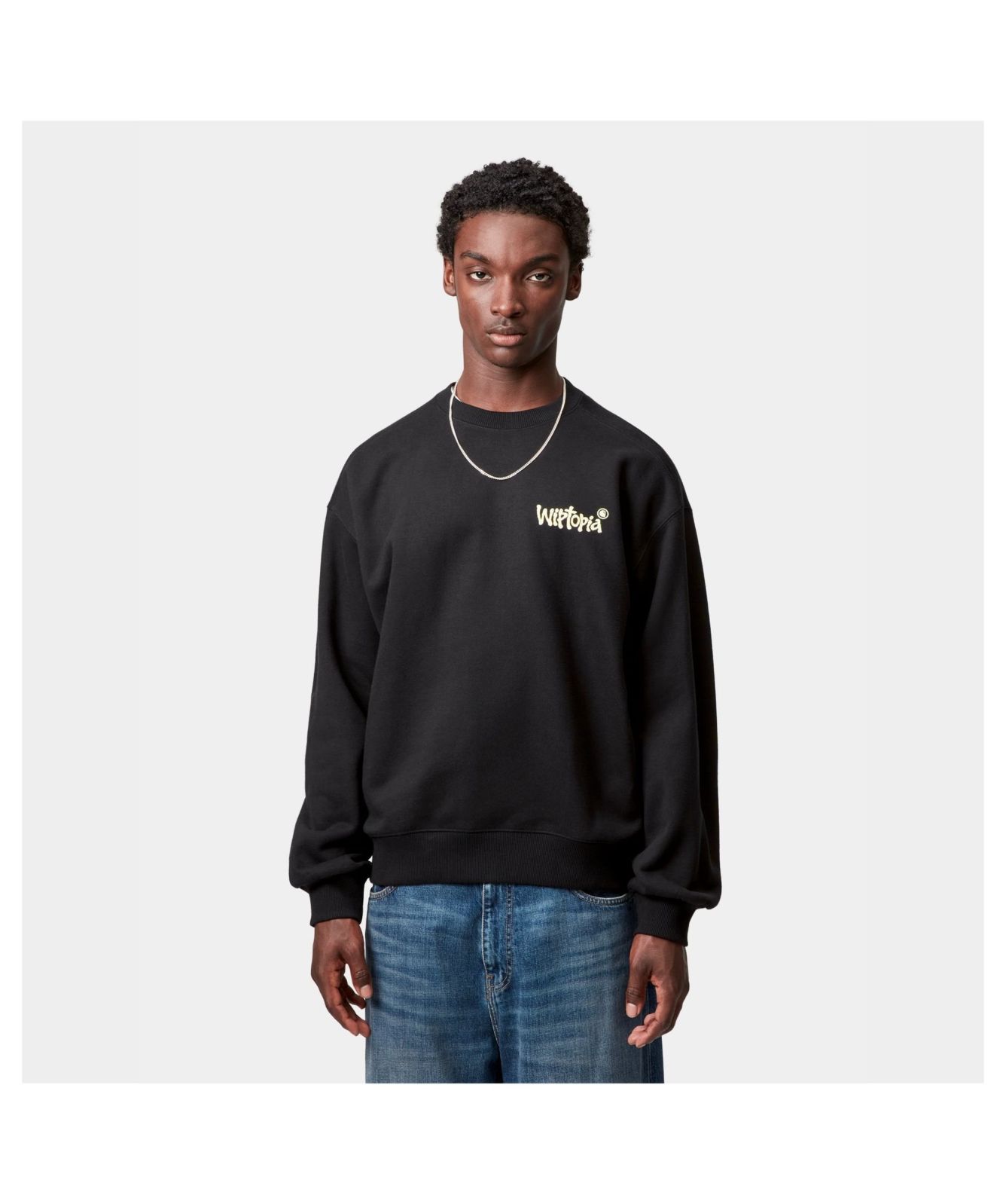 Carhartt WIP Wiptopia Crew Neck Sweatshirt | Black - I035644_89_XX