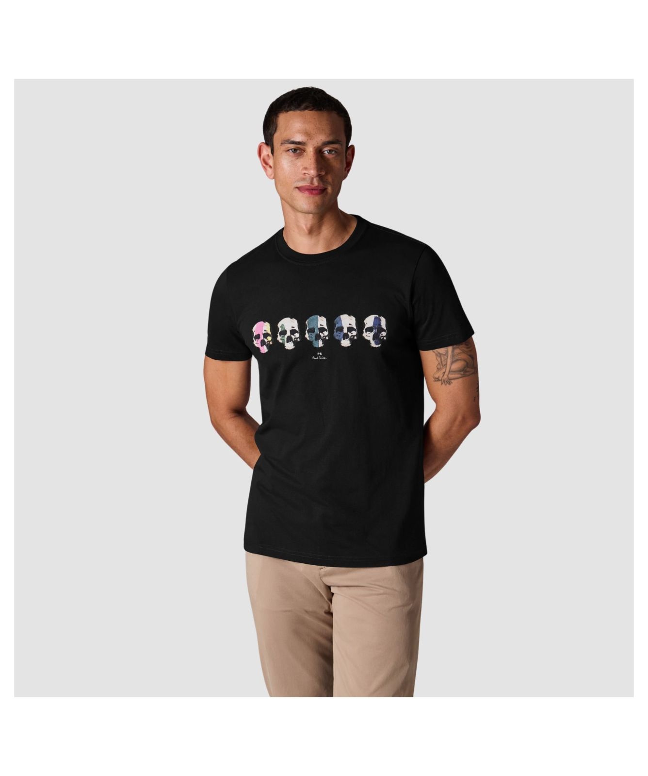Paul Smith Crew Neck Multi Skull T-Shirt | Kular Fashion