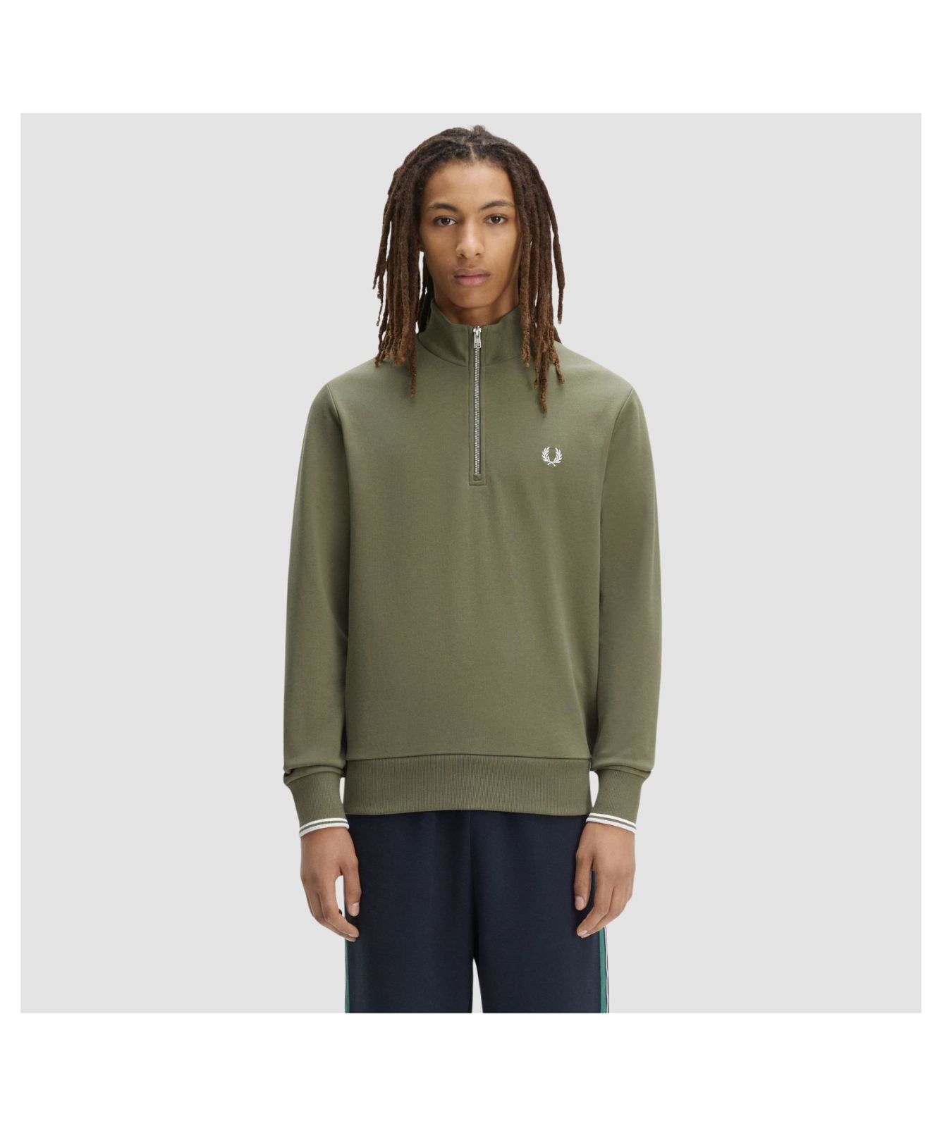 Men's Fred Perry Half Zip Sweatshirt | Kular Fashion