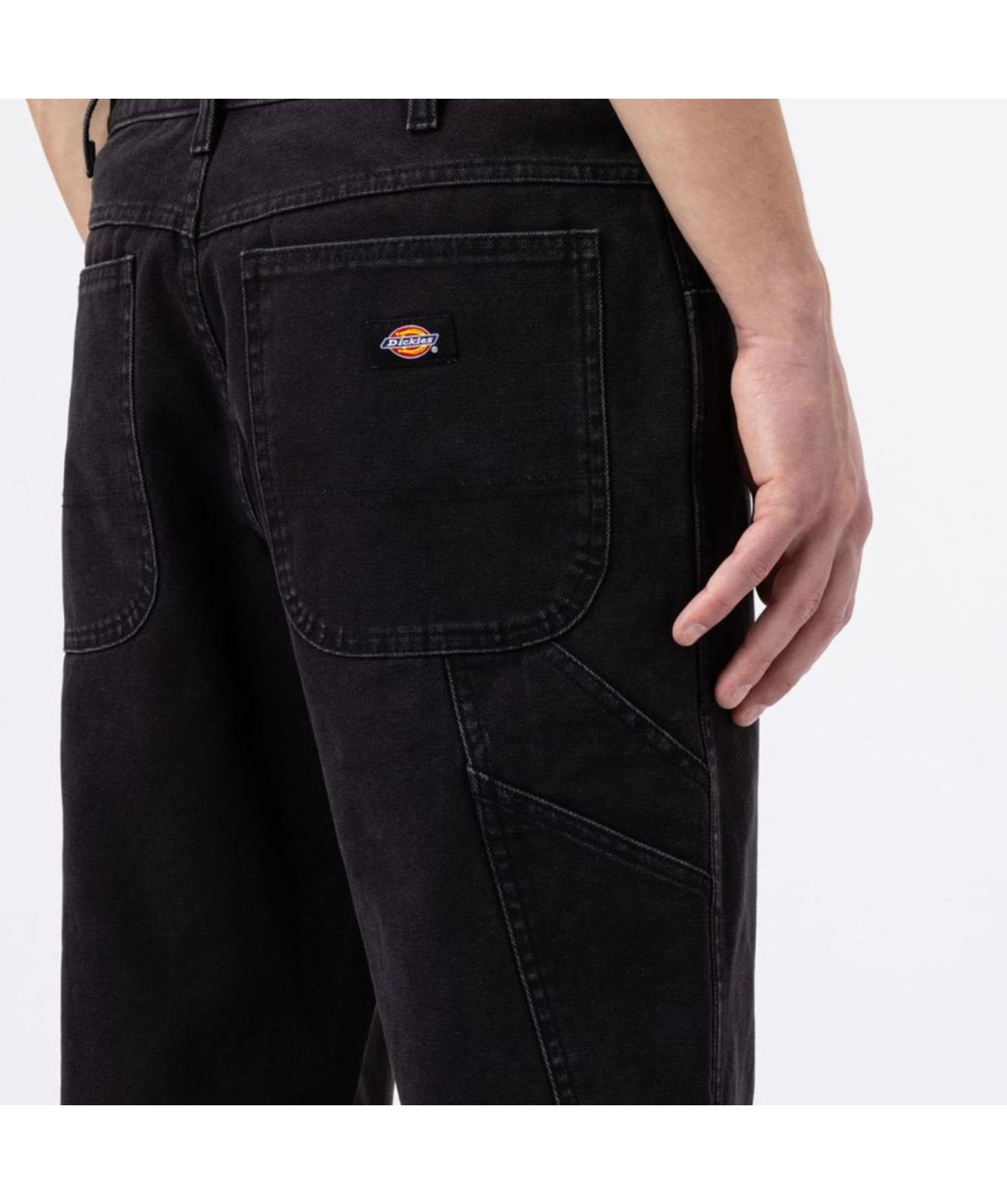 Dickies Duck Canvas Carpenter Pant Black-DK0A4XIFC401-brown-C411