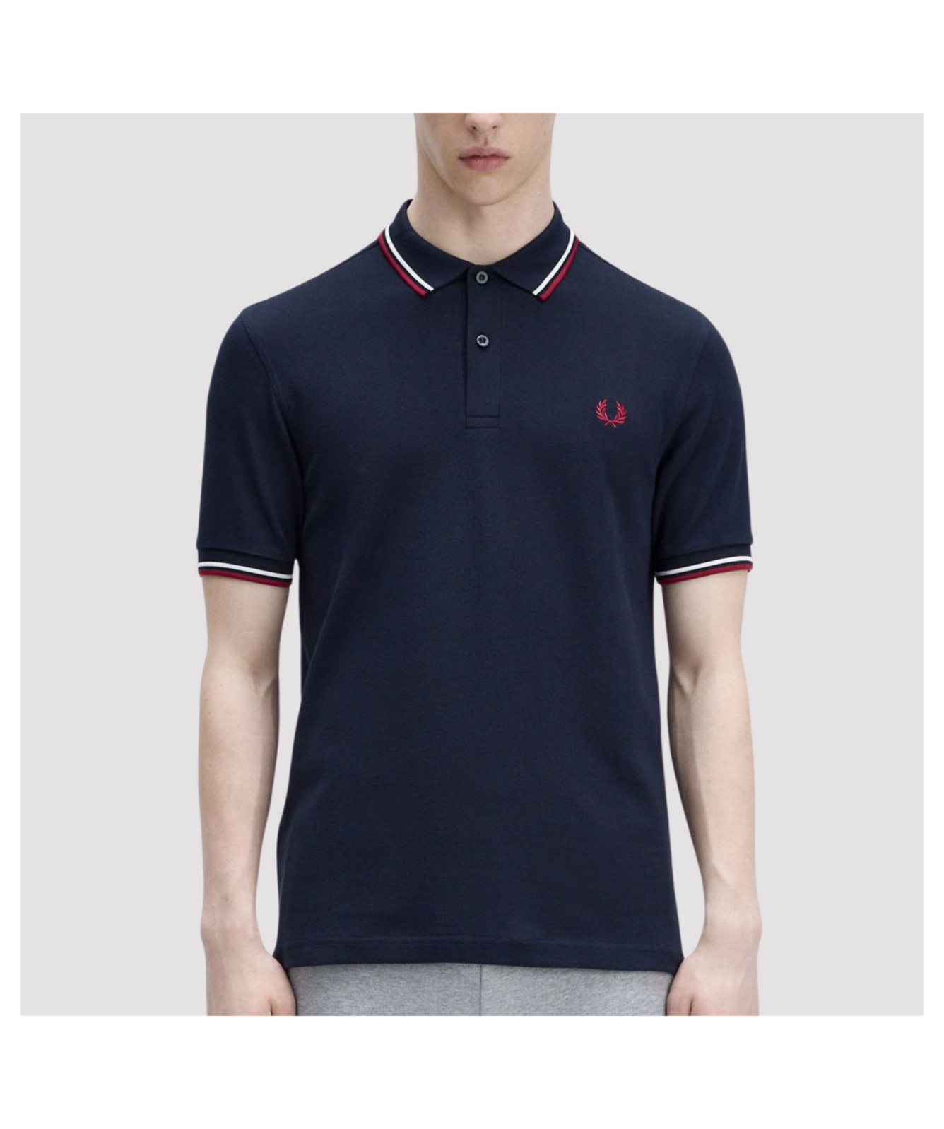 Fred Perry M3600 Twin Tipped Polo Shirt | Dark Blue - M3600