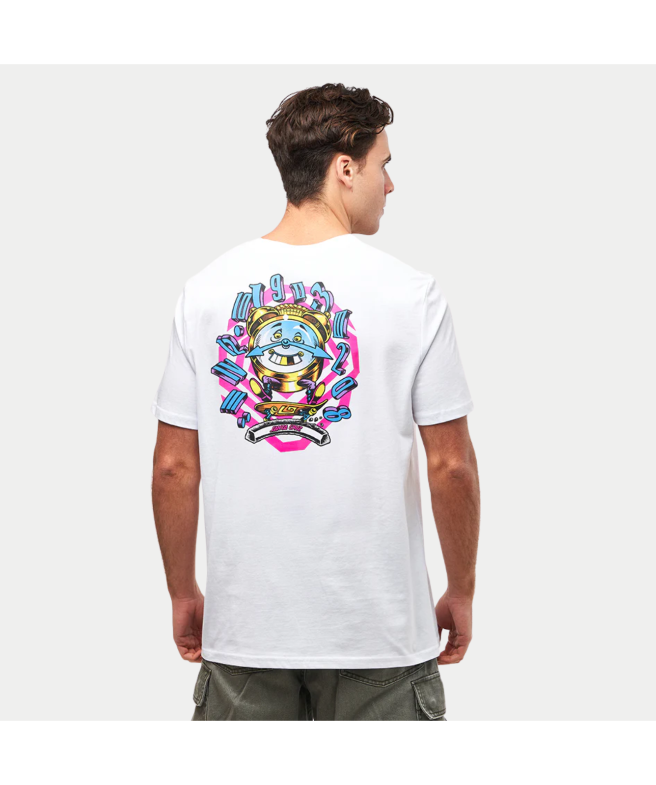 Santa Cruz Grabke All Around Stack T-Shirt | Black - SCA-TEE-12468