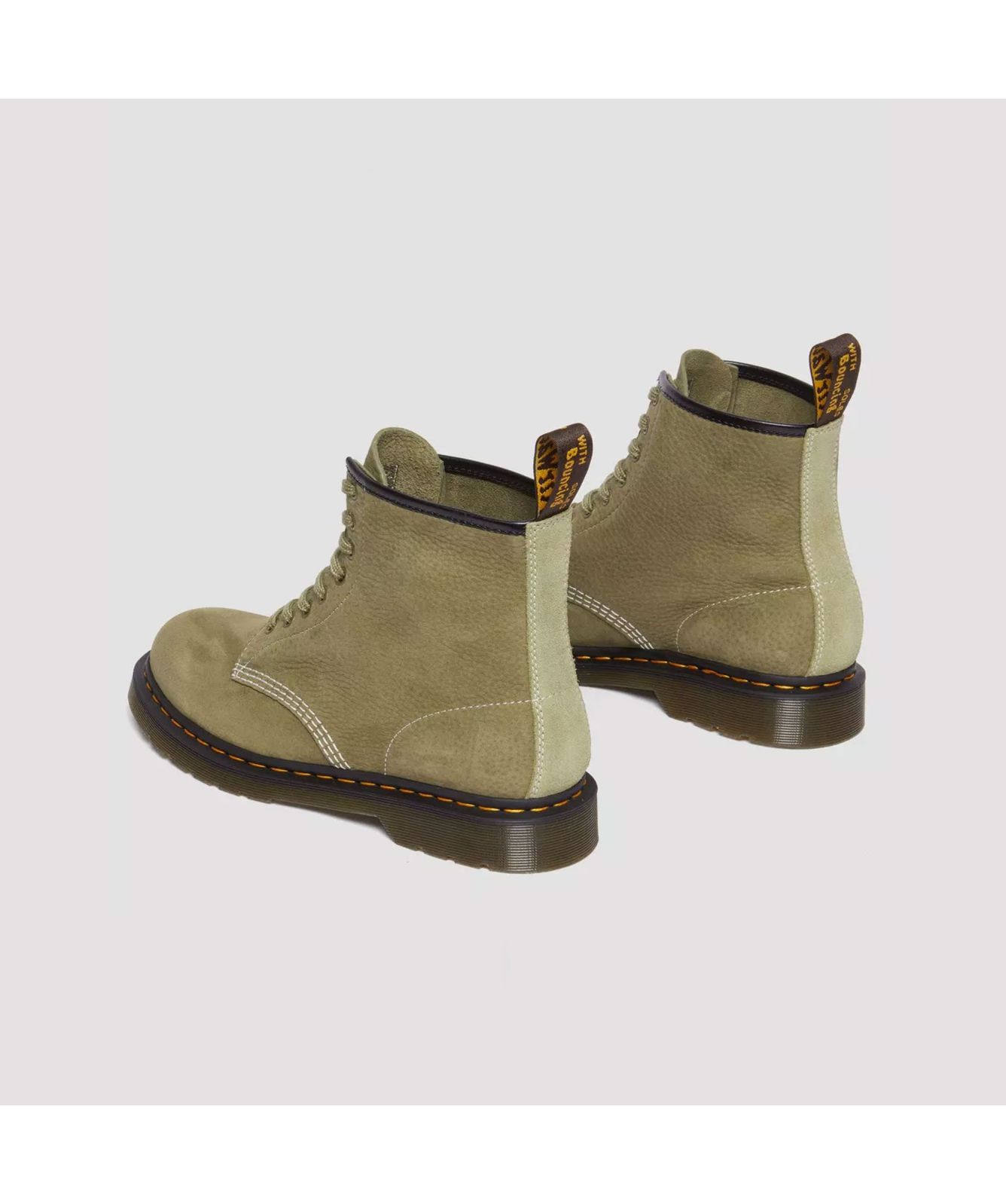 Men\'s Dr. Martens 1460 Tum Nubuck Leather Lace Up Boots, Sizes Mu Olive Size 14 Dr Martens lace-up boot lined 1460 olive - Chaussures Pierre  main image 4