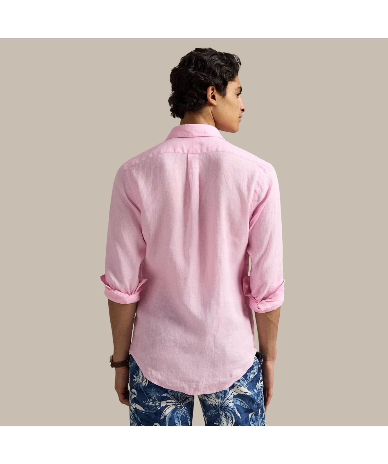 Polo Ralph Lauren Custom Fit Linen Shirt | Navy