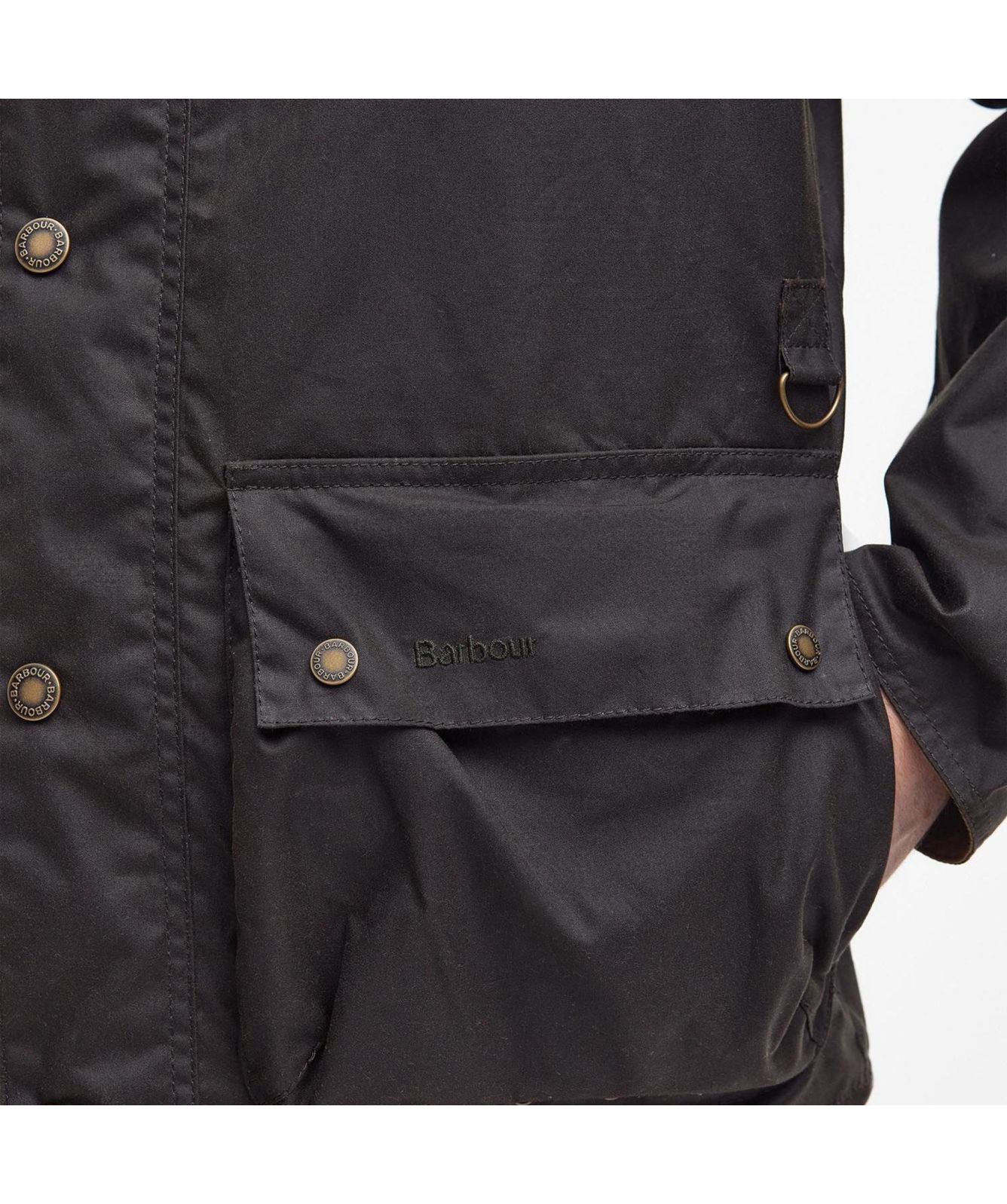 Barbour Utility Spey Waxed Jacket | Olive MWX2287OL71