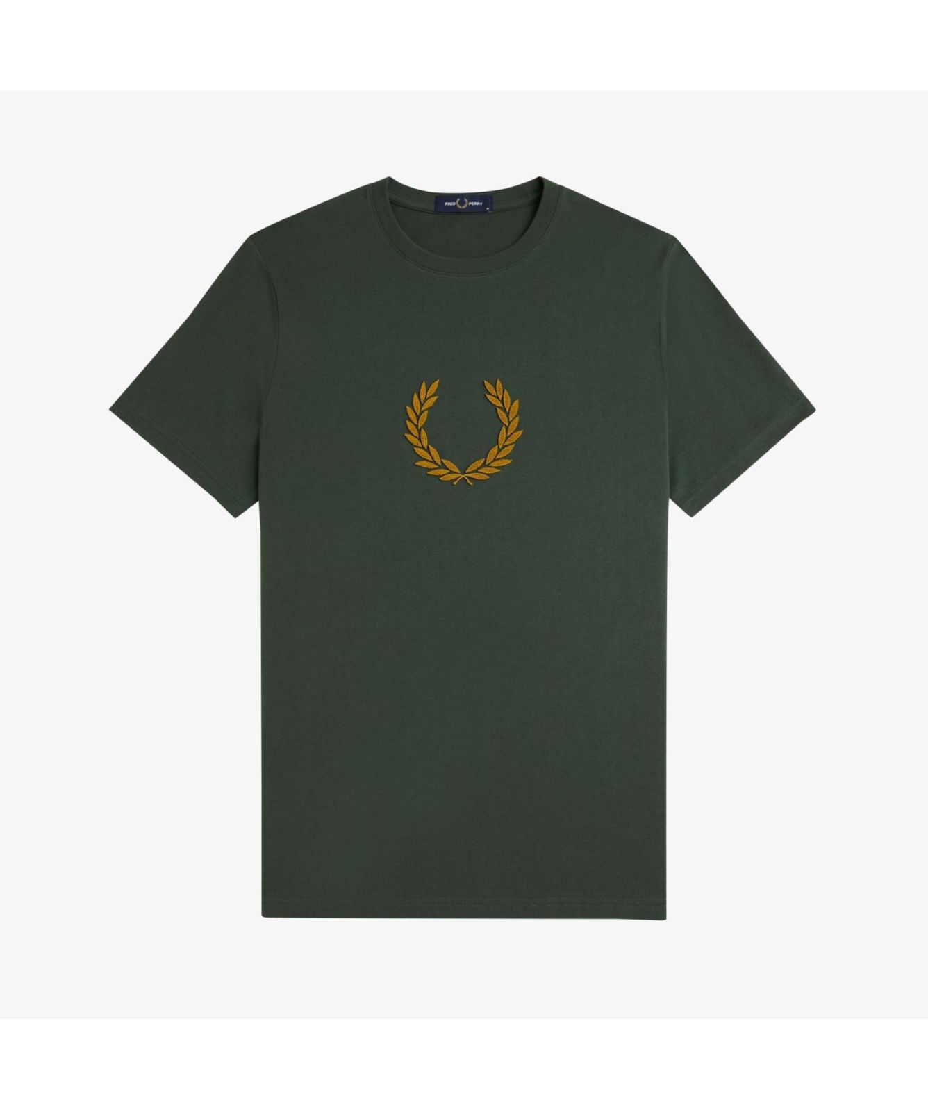Fred Perry Textured Laurel Wreath Logo T-Shirt | Ecru-M8587