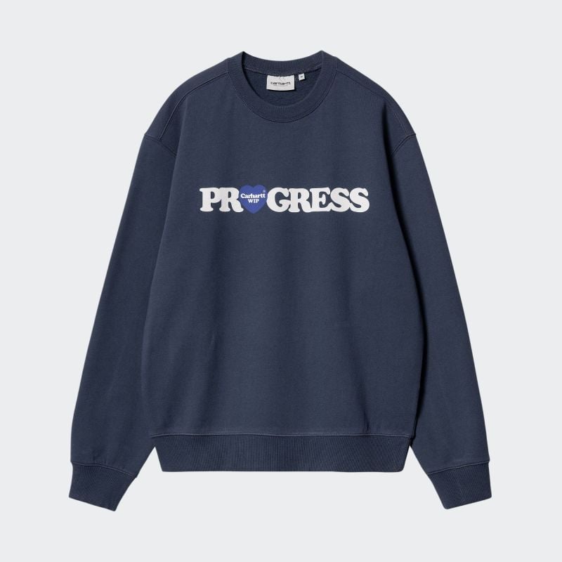 ★2024FW新作★CARHARTT★I HEART PROGRESS SWEATSHIRT Carhartt WIP I Heart Progress Sweatshirt - black (black)