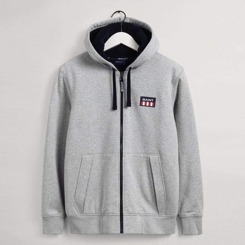 gant full zip hoodie