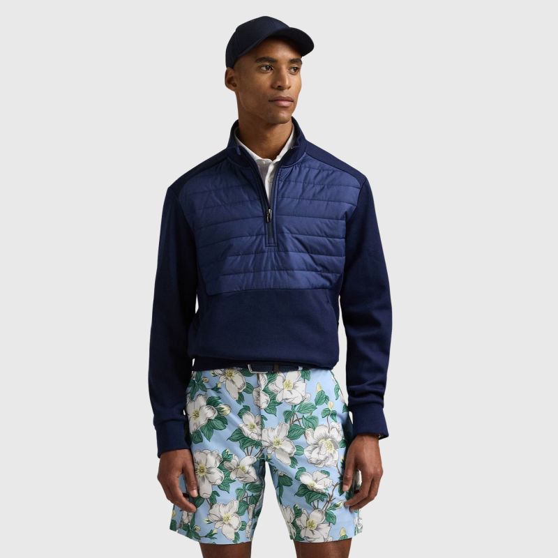 RLX by Ralph Lauren Hybrid Half-Zip Pullover | Refined Navy