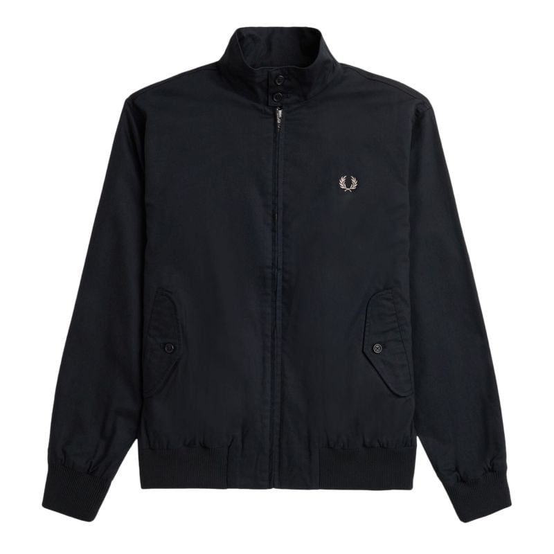 Fred Perry Mens Harrington Jacket | Black - J7814