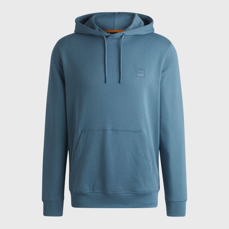 パーカー・フーディ Hugo Boss SS25 'WeTalk' hoodie (50509314 404) BOSS - Regular-fit hoodie in cotton terry with logo patch