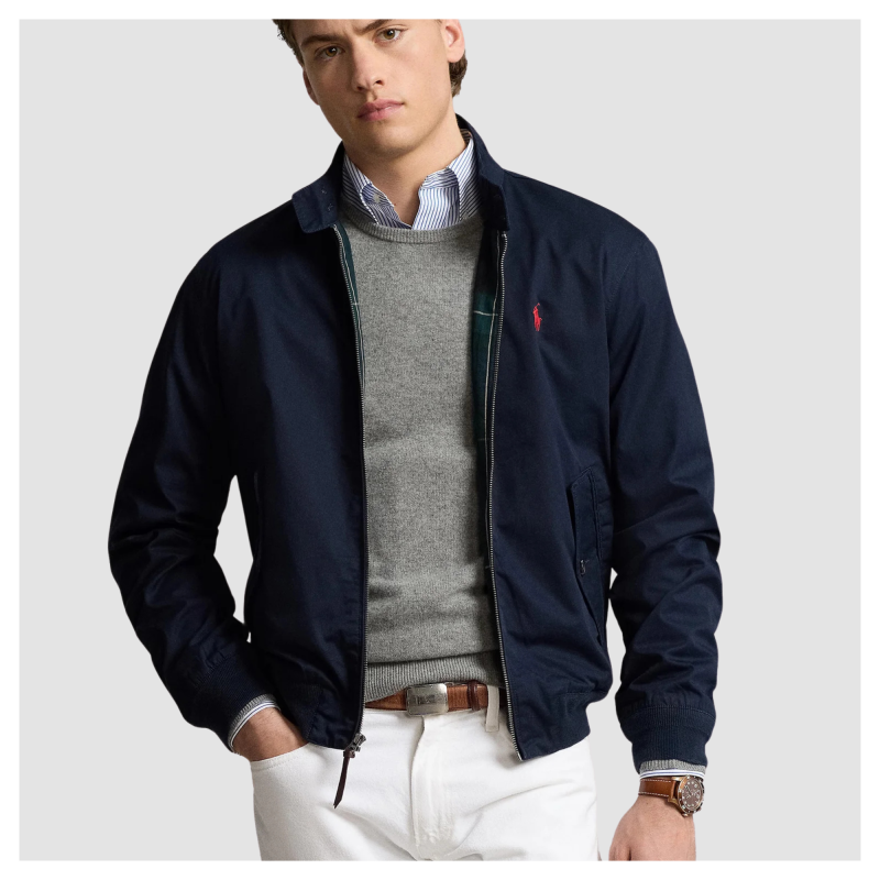 美品 POLO Ralph Lauren TWILL BOMBER JACKET Twill Bomber Jacket