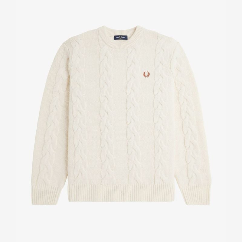 FRED PERRY BEAMS 別注 Cable Crewneck Knit FRED PERRY（フレッドペリー）の「FRED PERRY × BEAMS / 別注