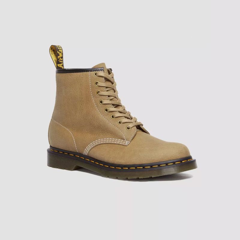 Dr. Martens Unisex 1460 Tumbled Nubuck Leather Lace Up Boots