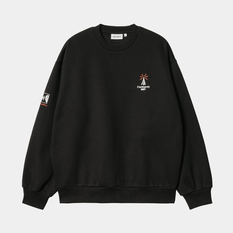 【Carhartt】 I HEART PROGRESS SWEATSHIRT i-heart-progress-sweat-whites-