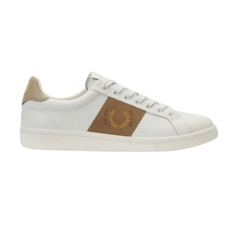 Fred Perry■B721 Pique Embossed Leather ■送料込 B721 Leather(230 567：WHITE / NAVY): | FRED PERRY JAPAN