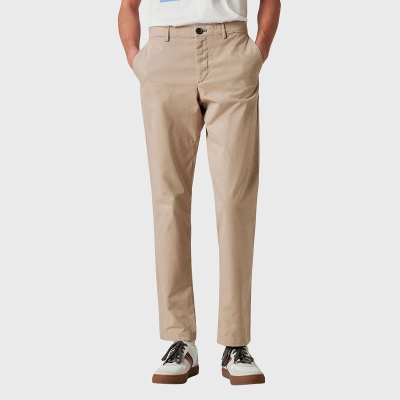 Paul Smith Mid Fit Broad Stripe Zebra Chino | Beige-M2R-922P
