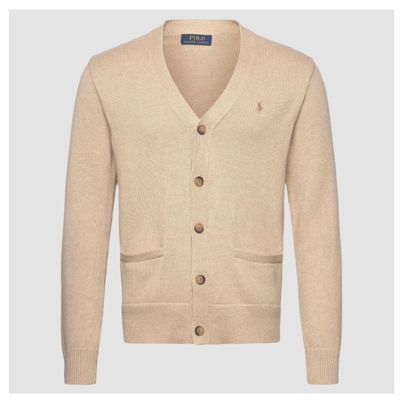 Polo Ralph Lauren Pima Cotton カーディガンベージュ Polo Ralph Lauren Pima Cotton カーディガンベージュ Polo Ralph