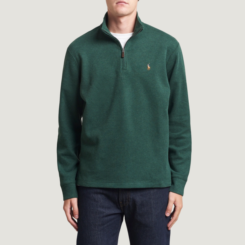 Polo Ralph Lauren Estate-Rib Quarter Zip Knit Pullover | Scotch