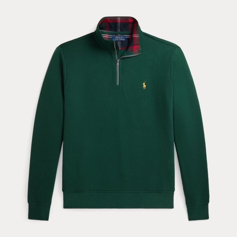 Polo Ralph Lauren ¼ Zip Cotton Mix Sweatshirt | Green