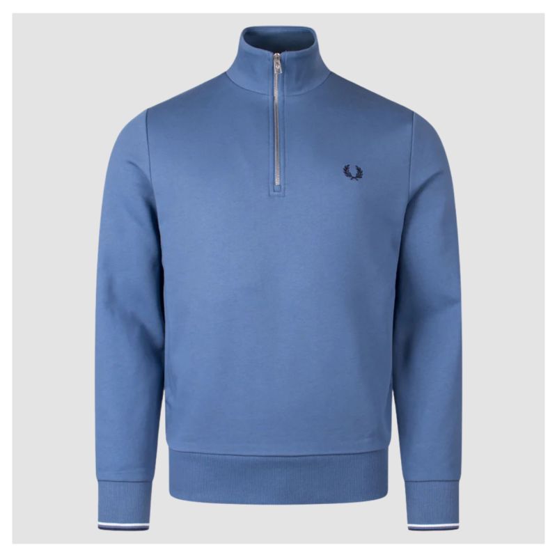 超美品　FRED PERRY Half Zip Sweatshirt Yubl1HDmmsc1OUPZ9Cs6k0NaIEekWF