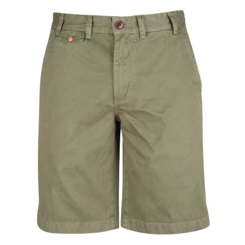Barbour Neuston Twill Chino Shorts Green MST0006GN61