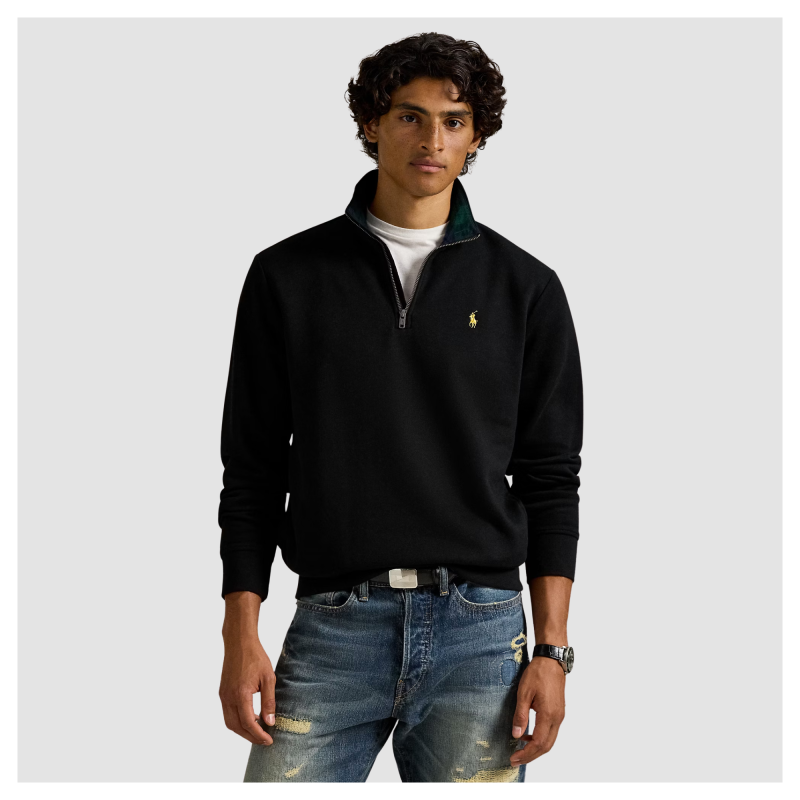 Polo Ralph Lauren The RL Fleece Quarter-Zip Sweatshirt - Black