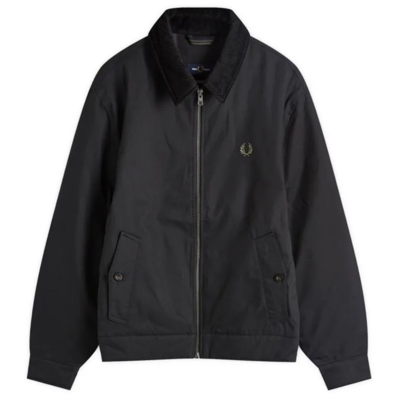 Fred Perry The Caban Jacket | Black - J8535