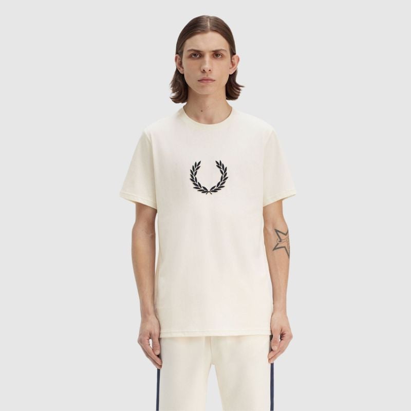 Tシャツ・カットソー FRED PERRY FW23 JERSEY WITH LOGO (FP-K9601-47_Q20) Fred Perry casual big center logo longsleeve | eBay