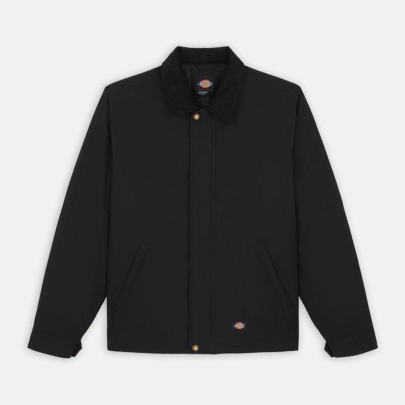Dickies Corduroy Collar Plains Jacket | Black-DK0A864XBLK1