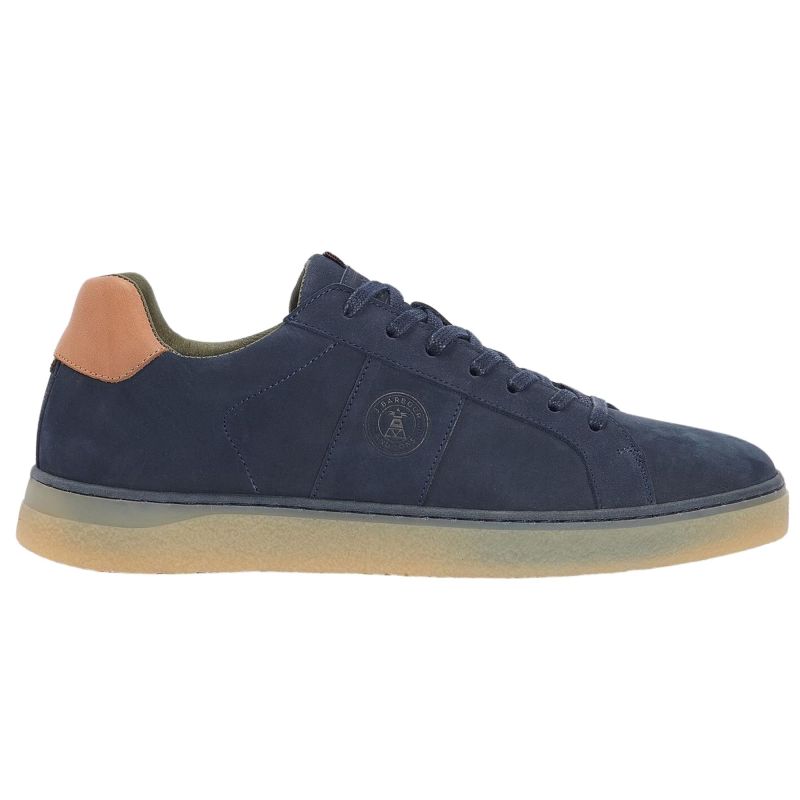 Barbour Reflect Nubuck Mens Trainers Navy MFO0740NY52