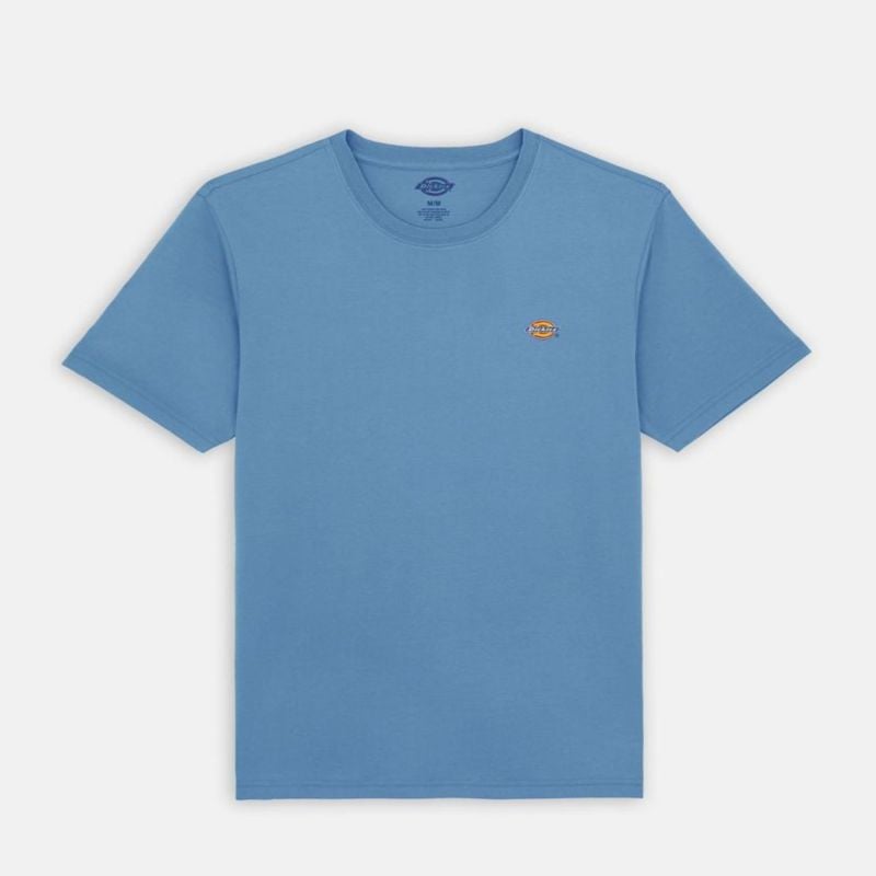 Tシャツ・カットソー DICKIES Men T-shirt Gnawed Blue DK0A4XDB K371 Dickies Mapleton Short Sleeve T-Shirts in blue dk0a4xdbh171