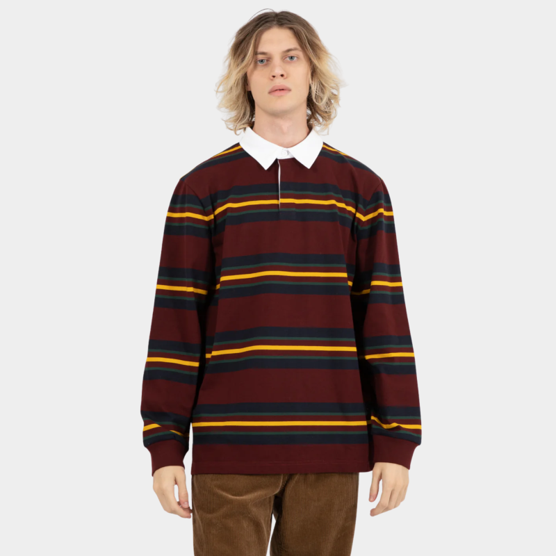 carhartt　LONG-SLEEVE OREGON RUGBY SHIRTS Shirt Carhartt WIP Oregon Rugby Shirt I032214_1PI_XX | FLEXDOG
