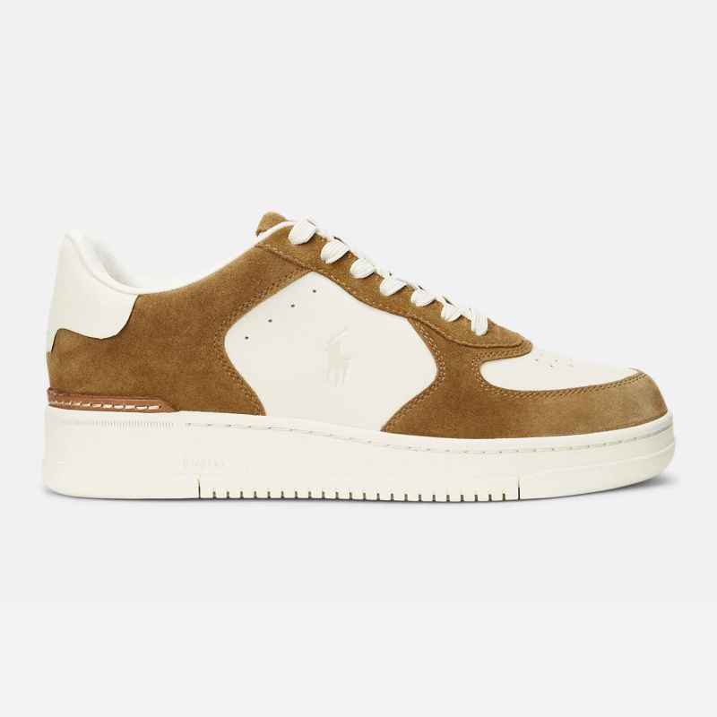 dai Polo by Ralph Lauren レザー フットボール Polo Ralph Lauren Masters Shoes | Ecru - CRT-SK-LTLDT/EC