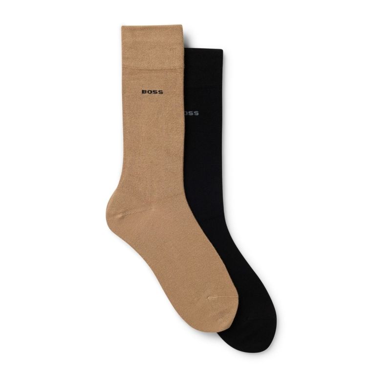 BOSS 2P RS Bamboo Sock in Navy - Norton Barrie