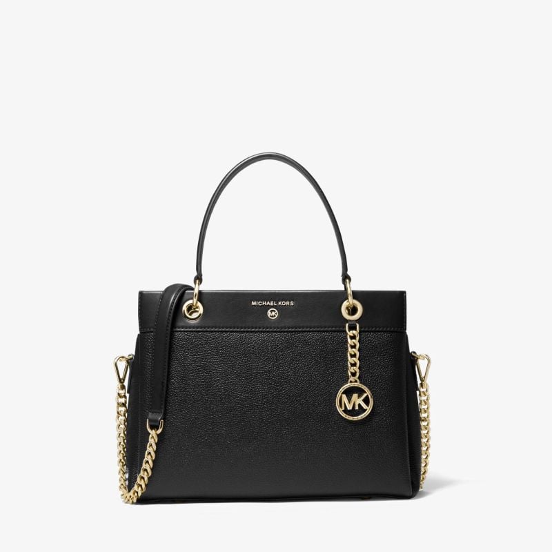 専用　Susan Small Black　ロングマント Susan Medium Quilted Leather Satchel | Michael Kors [US]