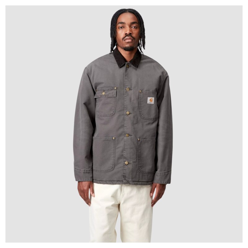 Carhartt WIP OG CHORE COAT 限定 グレー M Carhartt WIP Chore Coat | OG Chore Coat | Black - I035613_00E_4O
