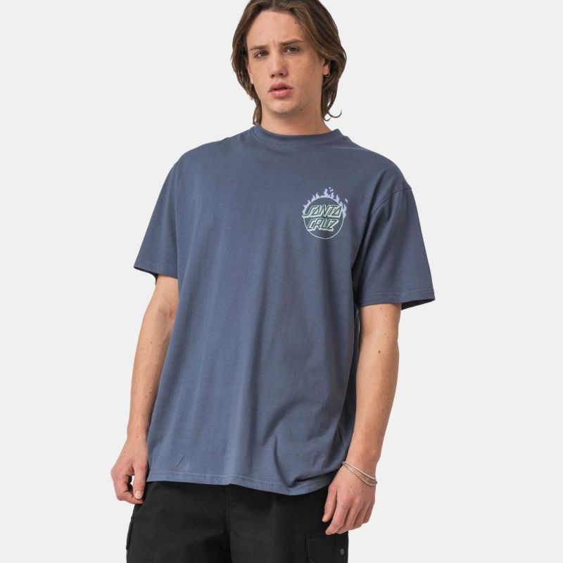 Santa Cruz Burnt Opus Oversized T-Shirt | Black-SCA-TEE-12917