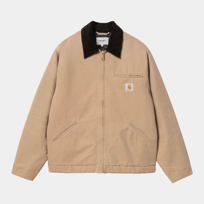 Carhartt WIP OG Detroit Men's Jacket | Beige-I027358-2I7-Blue-2IB