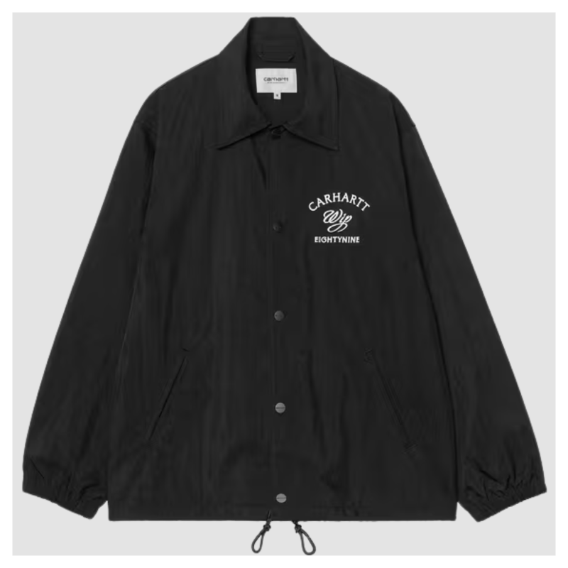 carhartt WIP 【CANVAS COACH JACKET】 Carhartt WIP Coach Jacket - Black | Kular Fashion