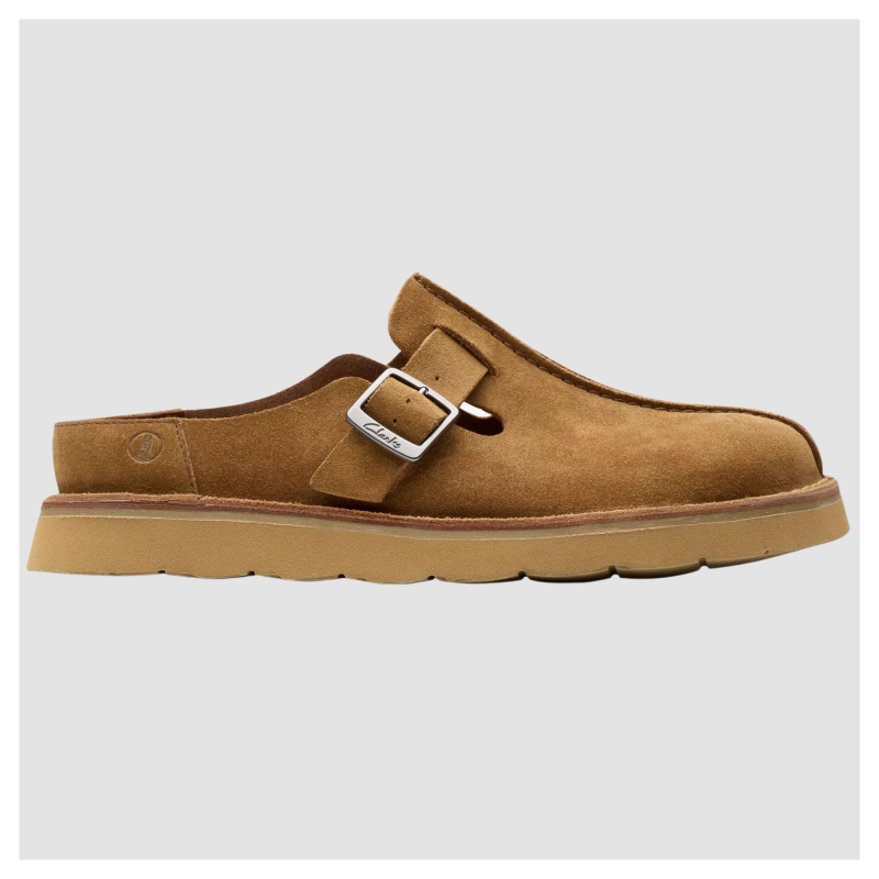 Clarks Originals Men's Solsbury Mule Suede Slip Ons | Cola - 26180881
